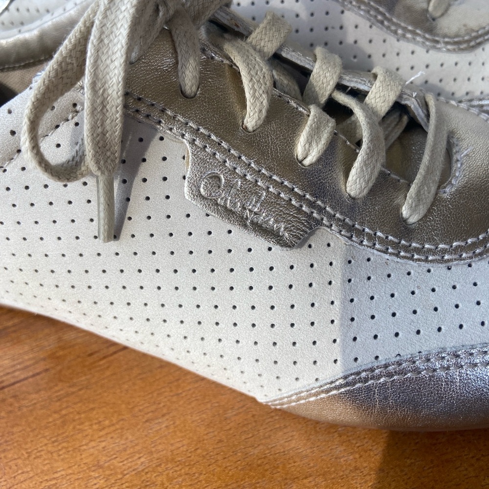 Cole Haan/Nike Air Metallic Gold Sneaker - Picture 2 of 8